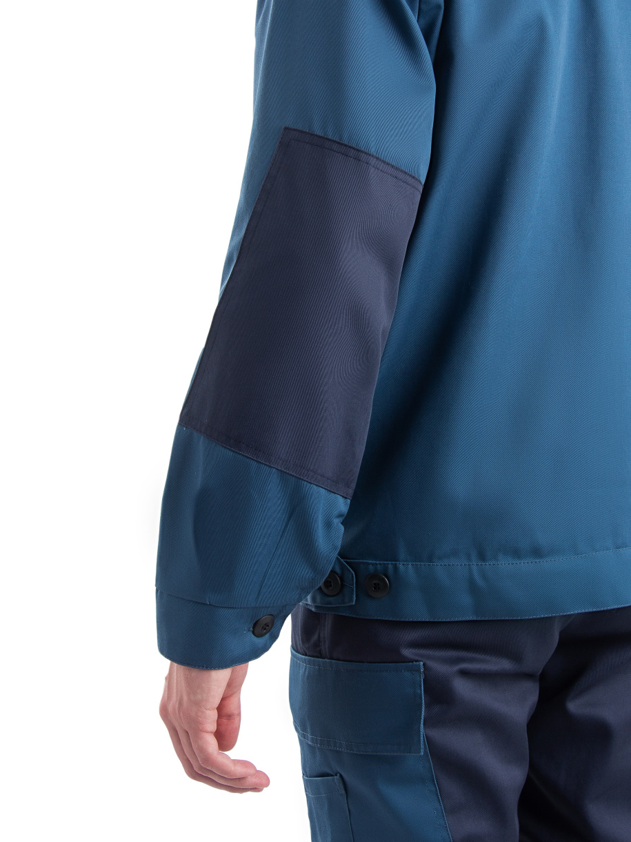 Алькор костюм летний с полукомбинезоном NEW ENERGY (смесовая, синий/т.синий)