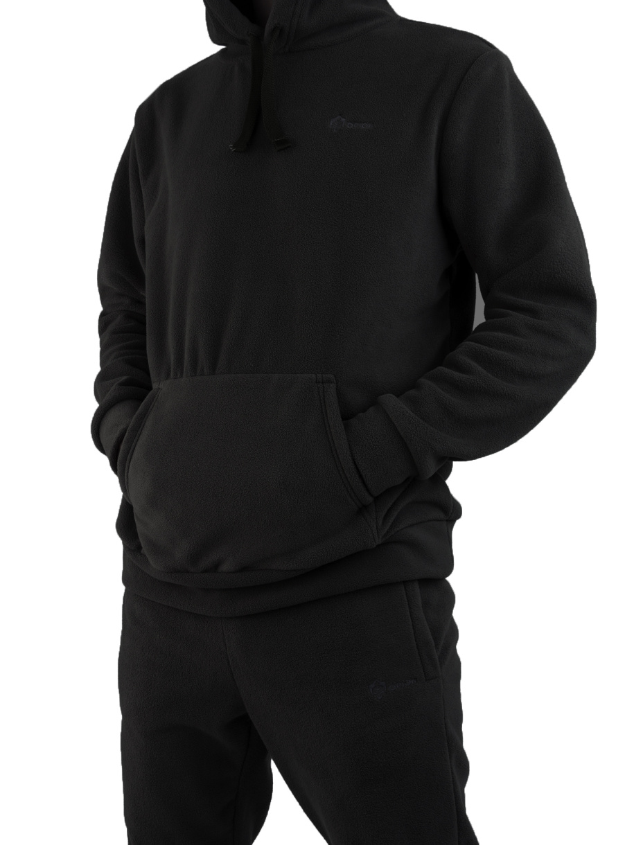 Клён костюм флисовый мужской ORION Active, черный