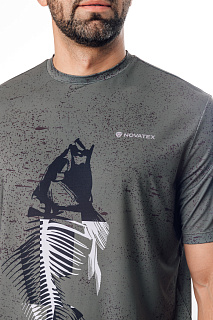 Циклон (Cyclone) футболка быстросохнущая GRAYLING (скелет серый) GRTS-03GR